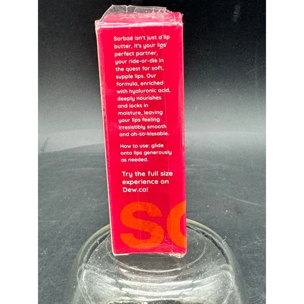 Dew of the Gods Sorbae Mini Hyaluronic Lip Butter Strawberry Mandarin 5ml